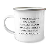 Funny Uncle Gifts, Camping Mug for Uncle, Unique Christmas Unique Gift Idea from Family - Image 1